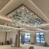 Custom Twisted Leaf Glass Chandelier for Sales Centers, Hotels, Malls, and Ballrooms