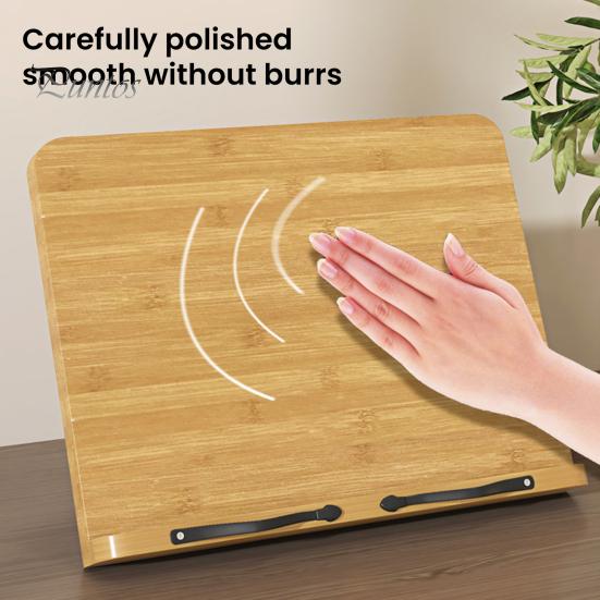 Multi-purpose Book Rest Stand for Reading 8 Height Adjustable Holder Hands-Free Foldable Recipe Cookbook Tablet Bible Sheet Music Documents