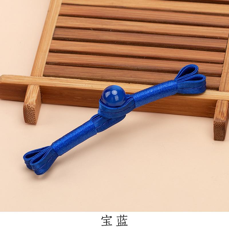 5 Pair Cheongsam Buckle Button Retro Dovetail Winding One-word Buckle Tang Clothing Hanfu Hand-woven Button Accessories
