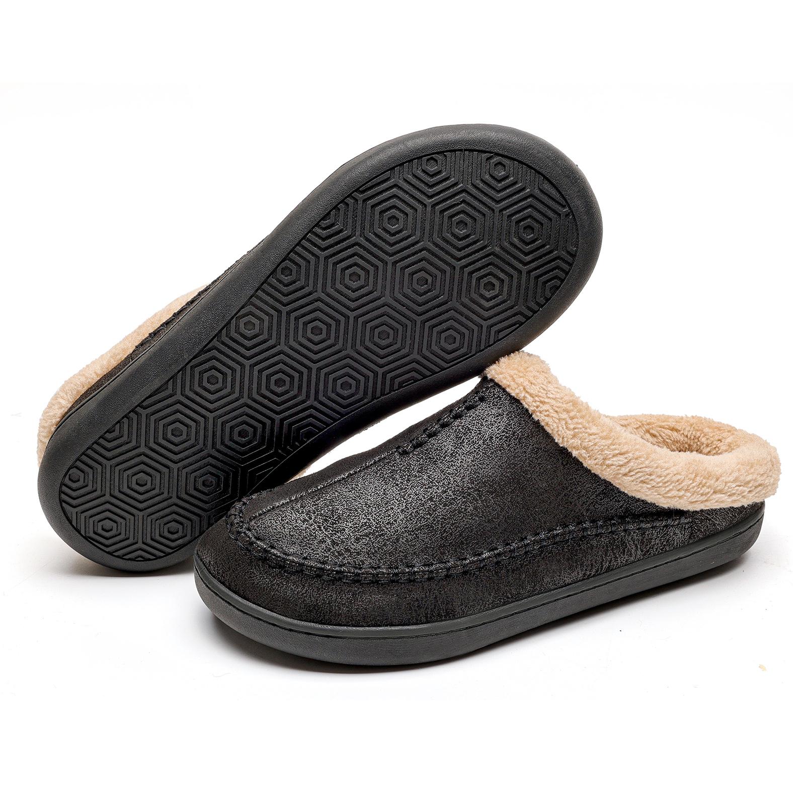 

Хлопковые тапочки мужские зимние домашние с кашемиром теплые можно носить на улице грязную хлопчатобумажную обувь 39.5