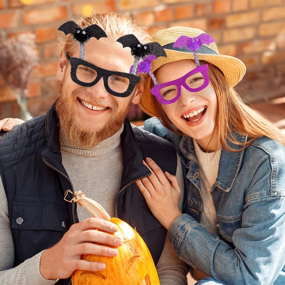 Glitter Bats  Funny Glasses Plastic Cosplay EyeGlasses Funny Halloween Glasses  Festival