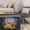 Copertura Antipioggia per Gabbia da Cane Copertura per Gabbia Metallica per Animali Domestici con Chiusura Aperta Tessuto Oxford Copertura Impermeabile per Gabbia da Viaggio per Cani