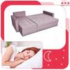 Varius Corner Sofa Bed with Sleeping Function Family Furniture Cornea Lilac Pink