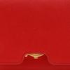 BURBERRY Small Grainy TB Shoulder Bag 2-way clutch Red Calfskin Women Used