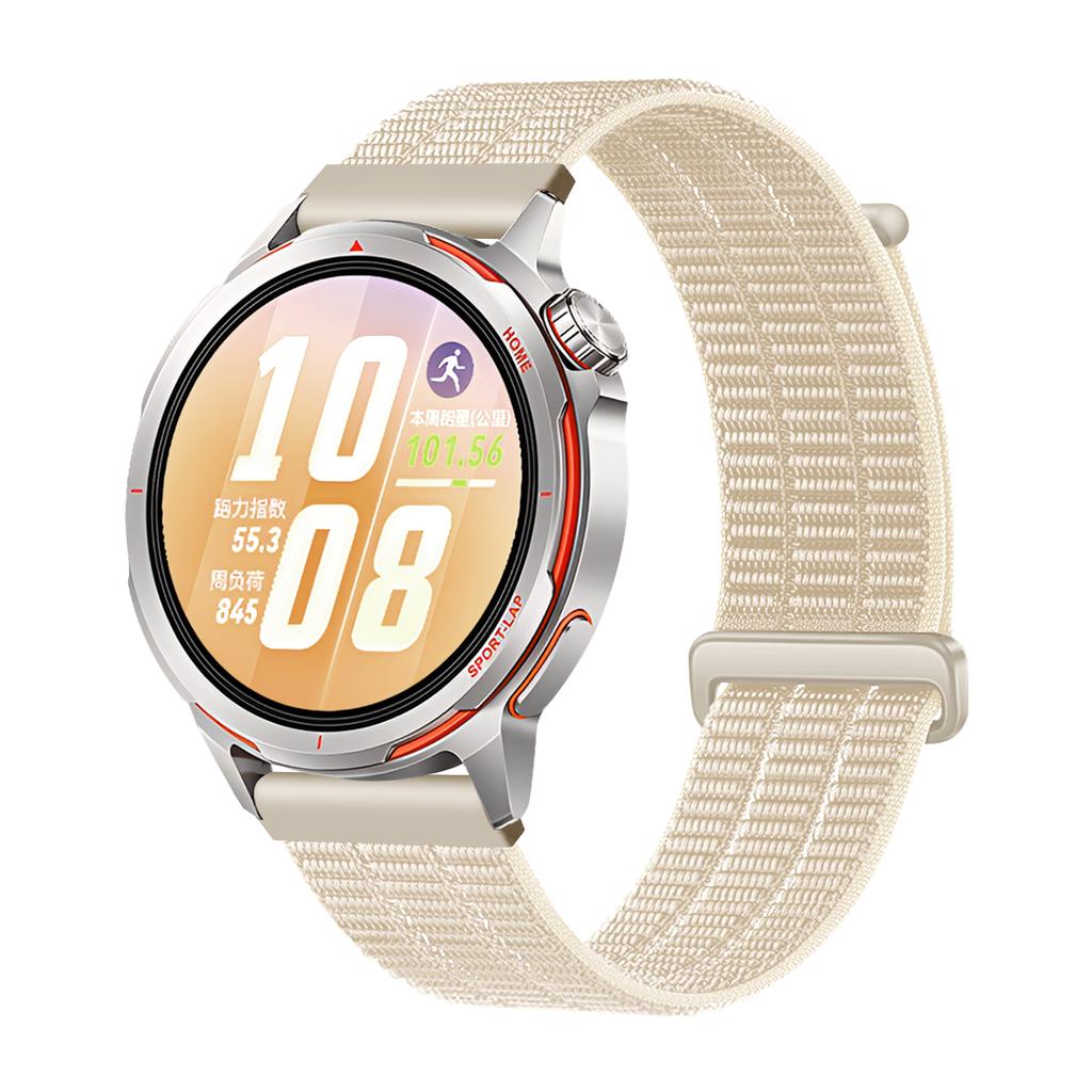18mm 20mm 22mm Nylon Strap for Samsung Galaxy Watch 7 6 5 4 Classic 5Pro Active Silicone Band for Huawei Watch 5 GT5 Pro 46mm