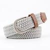 Men and Women Pin Buckle Canvas Belts, Thin Elastic Elastic Belts, Young Students Knitted Canvas Belts