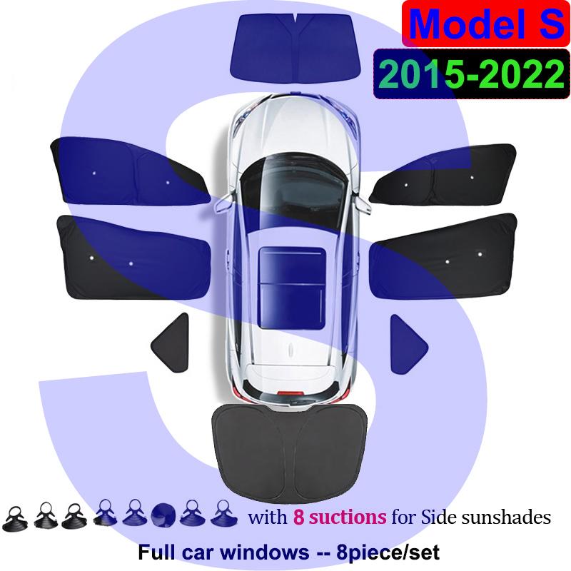 For Tesla Model Y 3 X S 2026 2025 2024 Privacy Sun Shade Cover with Suction Rear Window Shades Sunshield Anti-UV Blind Cover Kid