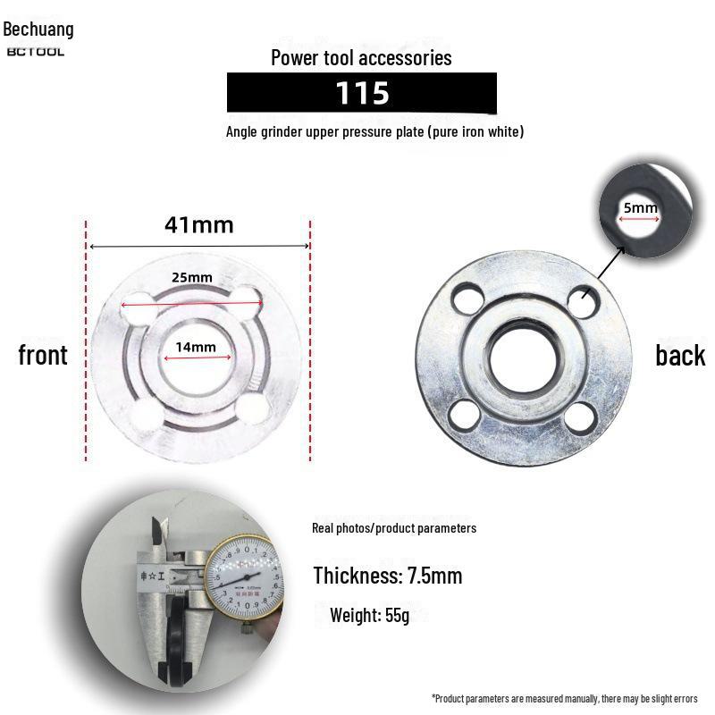 Universal Angle Grinder Pressure Plate: Hexagon Cover for 100 Type Grinders