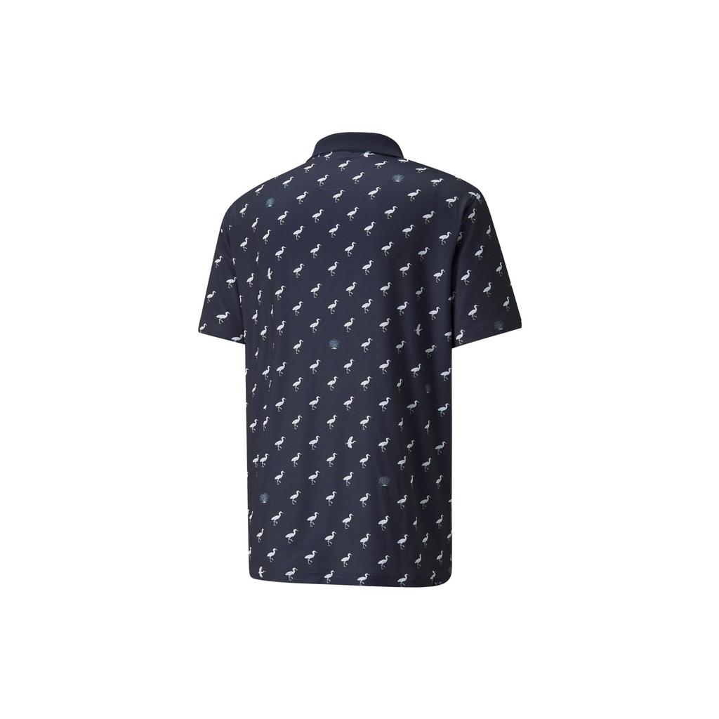 PUMA Matter Egrets Polo Shirt 'Navy' Men's 533794-02