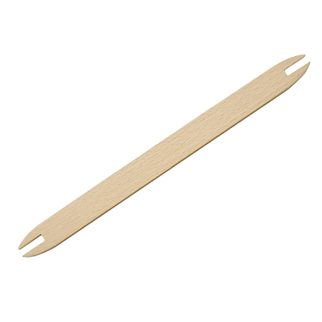 Weaving Loom Tools Shuttle Beech Wood Knitting Weaving Loom Tools Shuttle for DIY Big Size (2.5x30x0.43cm)