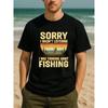 European Sizes The Ultimate Voice of a Fisherman T-shirt, Declaring Your Ultimate Hobby with Humor and Beautiful Scenery