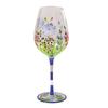Painted medieval tulip goblet 400-800ML high-value crystal glass juice home red wine