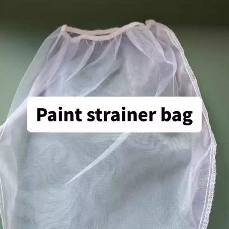 250 Micrometer Paint Filter Bags Paint Strainer Bag Elastic Edge 5 Gallon Bucket Compatible Reusable for Sprayers Gardening