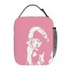 Custom Melanies Martinez Portals Thermal Insulated Lunch Bag for Office Portable Bento Box Thermal Cooler Lunch Boxes