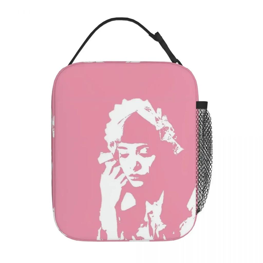 Custom Melanies Martinez Portals Thermal Insulated Lunch Bag for Office Portable Bento Box Thermal Cooler Lunch Boxes