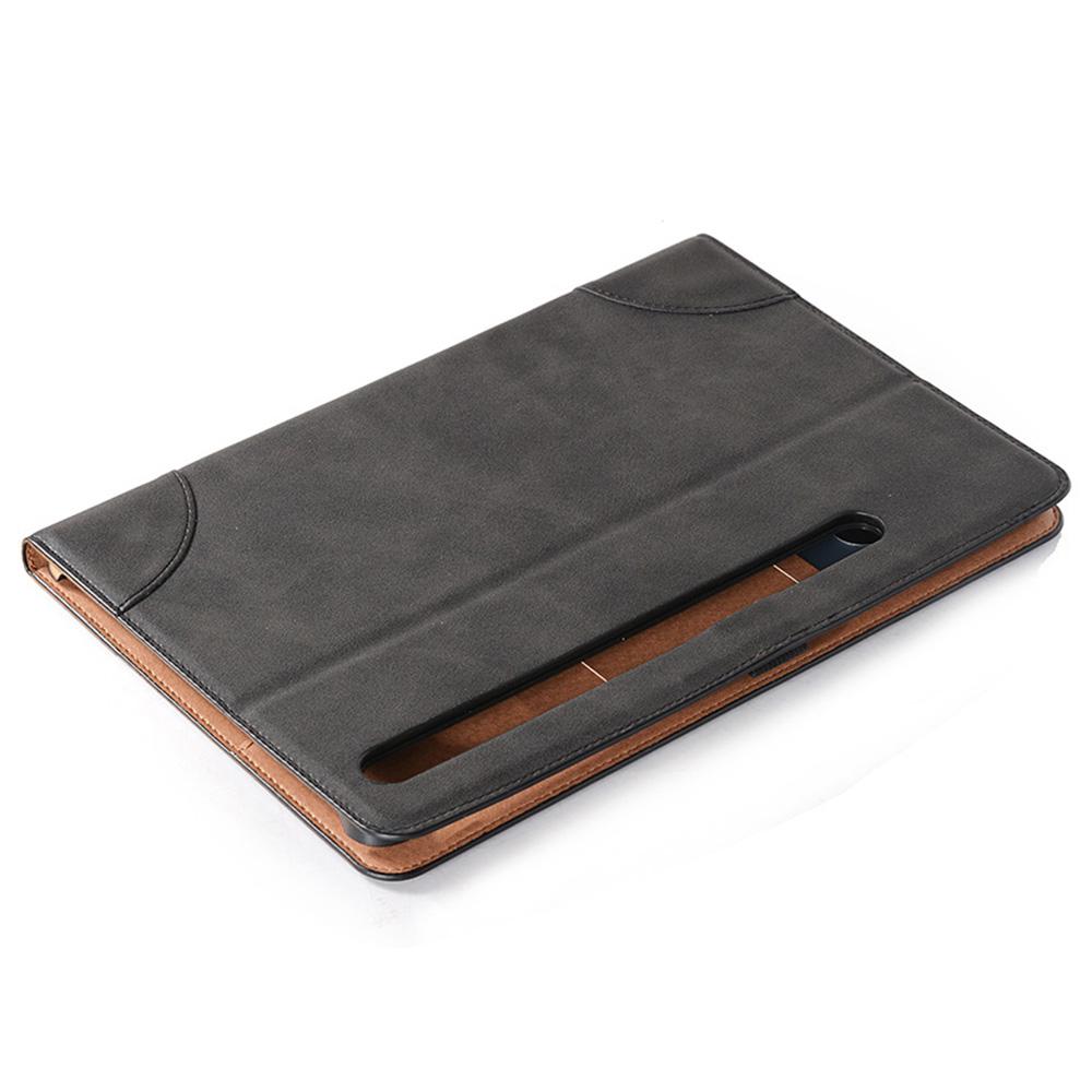 For Samsung Galaxy Tab S10 FE/S9 FE Tablet Case Cross Texture Card Slots PU Leather Flip Cover