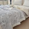 Soft Flannel Throw Blanket Lightweight Warm Bed Blanket For Bedroom Couch