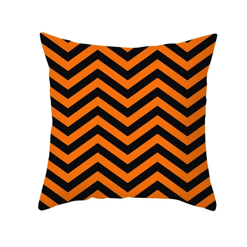 Halloween Pillow Cover Spoof Pumpkin Print Peach Skin Shopee Home Sofa Cushion Cover Pillow Cover