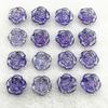 15pcs 20mm Colour Rose Flower Acrylic Loose Spacer Beads for Jewelry Making DIY Bracelet Accessories