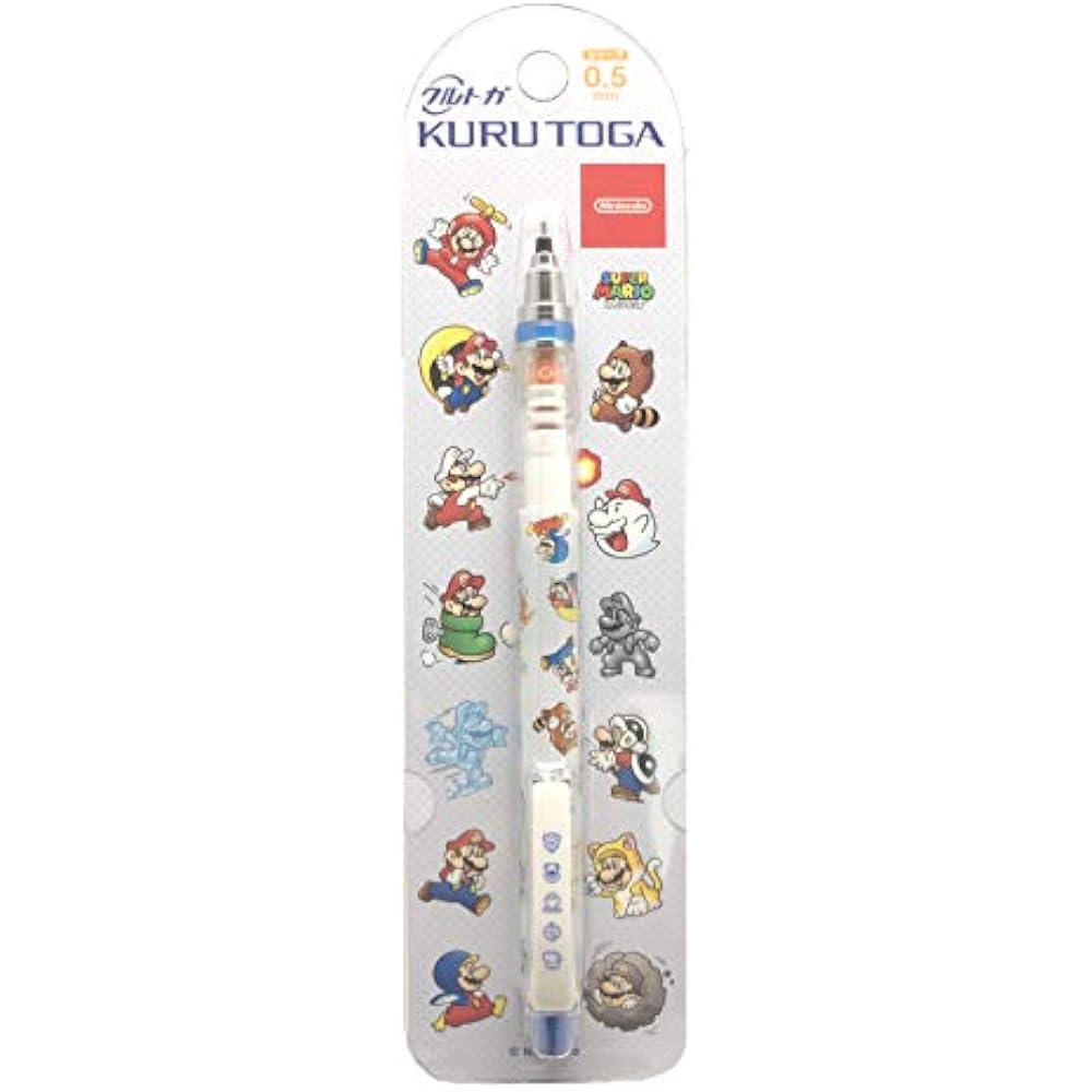 Nintendo Sales (Nintendo Sales) Super Mario Power Up Kurutoga Mechanical Pen 0.5mm Nintendo TOKYO...