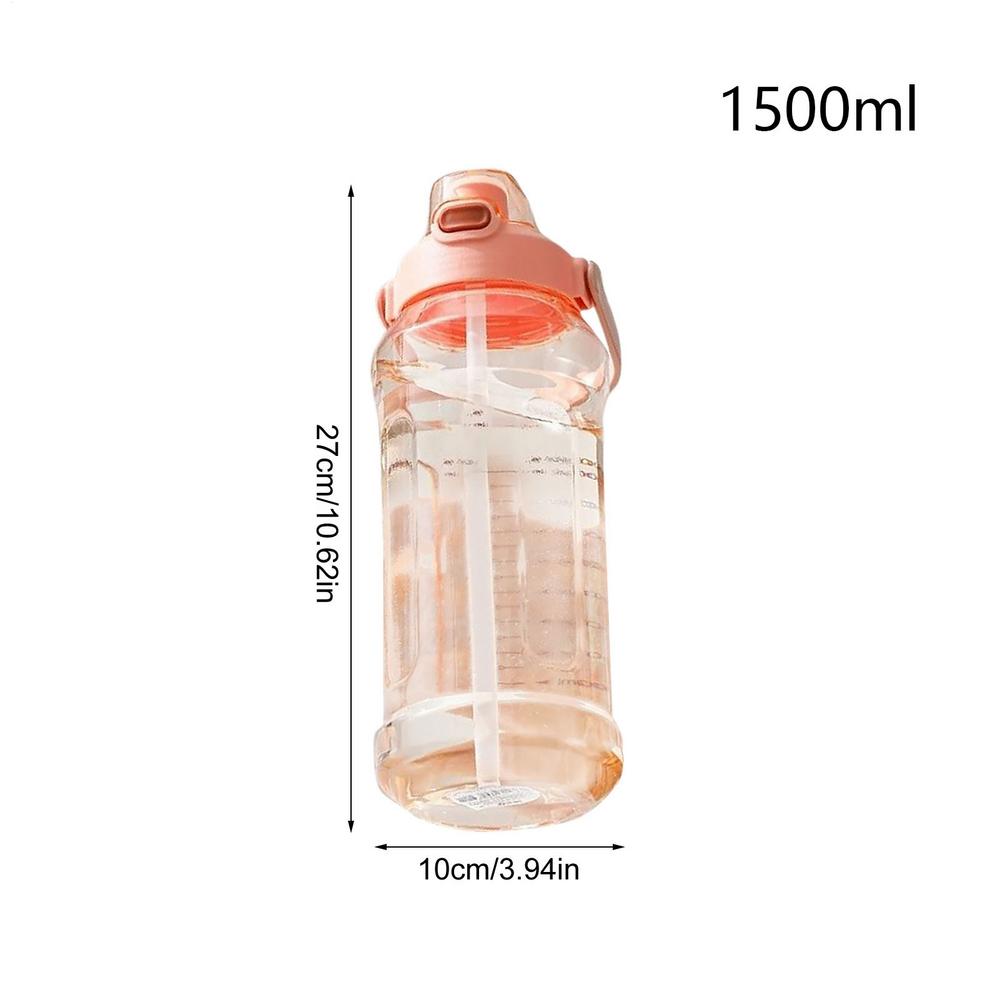 Sport Bottles Leakproof Water Bottle 1.5L Portable Drinking Accessory Leak-Proof Cup For Work Cycling Traveling Camping Outdoor