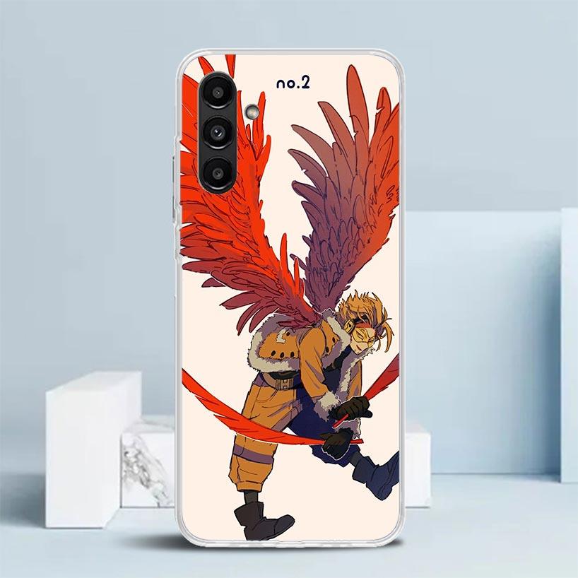Hawks MHA My Hero A-Academy Phone Case For Samsung Galaxy A17 A37 A57 A16 A15 A14 A13 A56 A55 A54 A53 A36 A35 A34 A33 A26 A25 A2