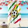 Ghana football Print Beach Towel, Large Soft Quick Dry Towel for Beach Camping Swimming