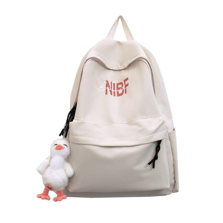 Schoolbag New Trendy Cool Junior High School Girls Ins Large Capacity Trendy Fashion Versatile Sports Travel Computer Backpack