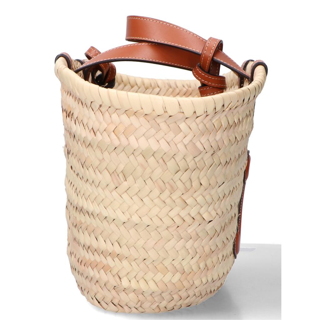 Celine Ausgezeichneter Zustand 113832CGG.04LU Teen Classic Korbtasche Raffia x Kalbsleder Triomphe Handtasche TanBenutzt