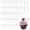 50/100 Stück Plastikpipetten 4 ml Cupcake-Pipetten Transfer Squeeze Tropfer Geeignet für Schokoladen-Cupcakes Erdbeeren Eis