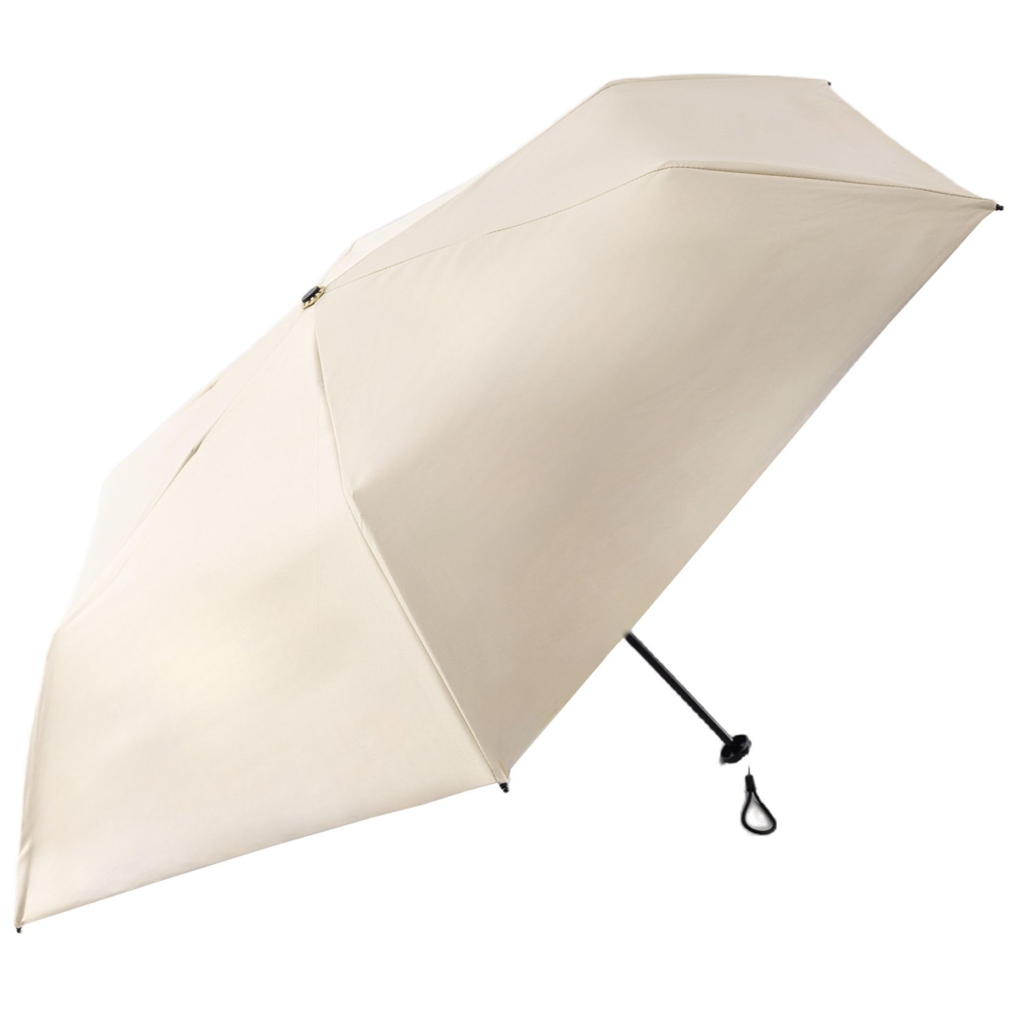 

FANACAN Easy to Carbon UV Light Folding Full Light Heat Shape Suitable for Both Sun and Unisex for Men and Women Shape-Stabilizing Parasol, Fold, бежевый