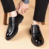 FashionNew Platform Cow Leather Men's Brogue Shoes Spring Autumn Carve Designs Business Men's Dress Shoes Fashion Wedding Shoes Male