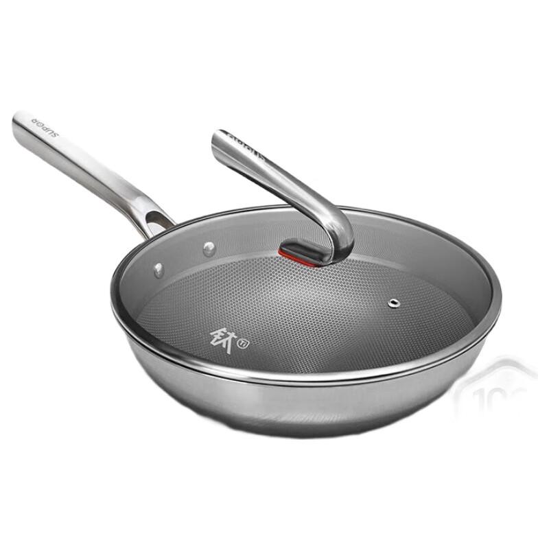 Supor CC32T1 Lightweight Titanium Non-stick Wok Set