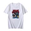 Cotton Tshirt Jaws Great Fashion T Shirt For Unisex Graphic T Shirts Oversize Tshirts Summer Oneck Tshirt Unisexs Clothing