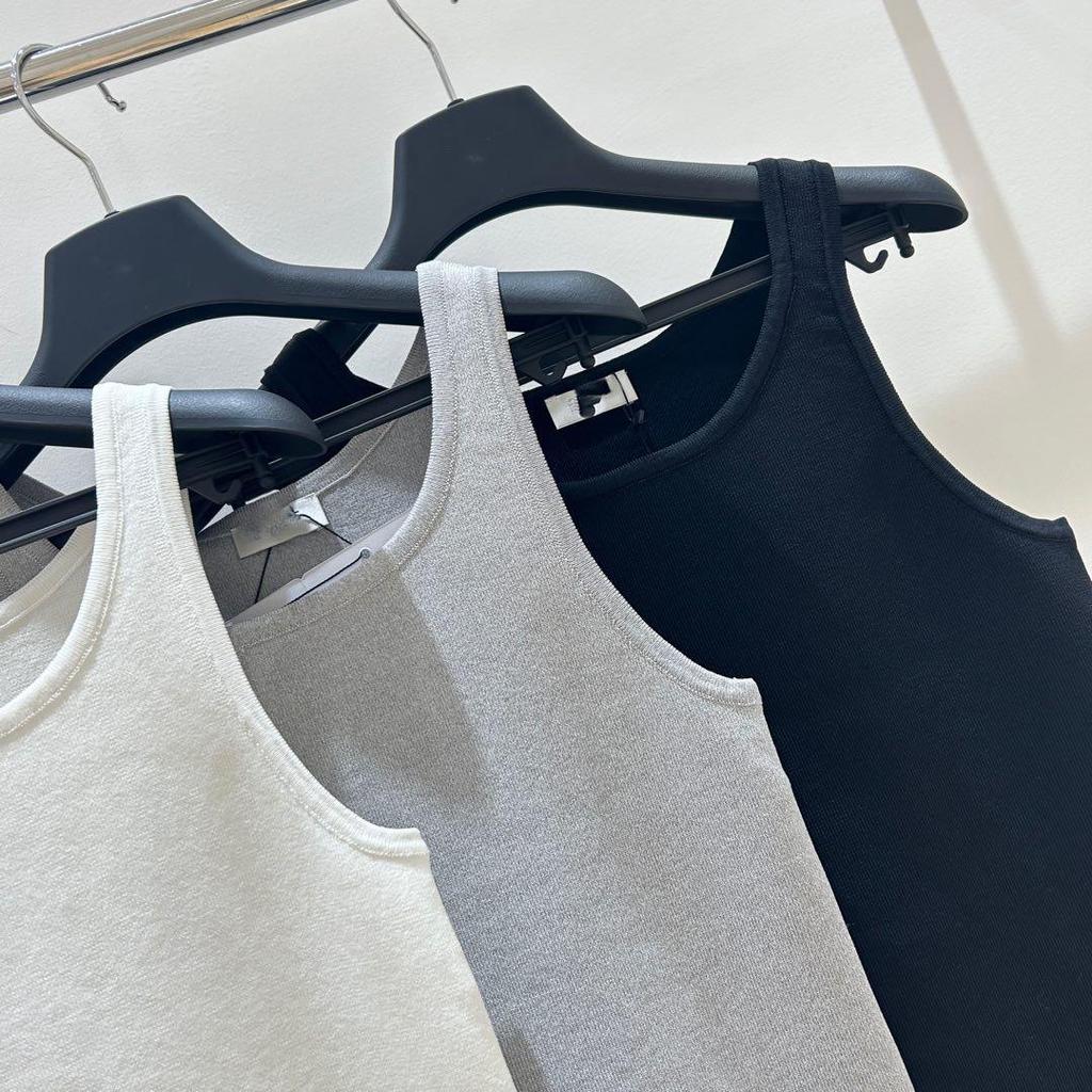 Nowy Wiosenno-Letni Damski Top Dzianinowy na Ramiączkach Wysokiej Klasy