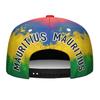 Mauritius Flat Brimmed Cap Custom Made Name Team Logo Hip-hop Hat Country Fishing Travel French Nation Mauritian Flag Headgear