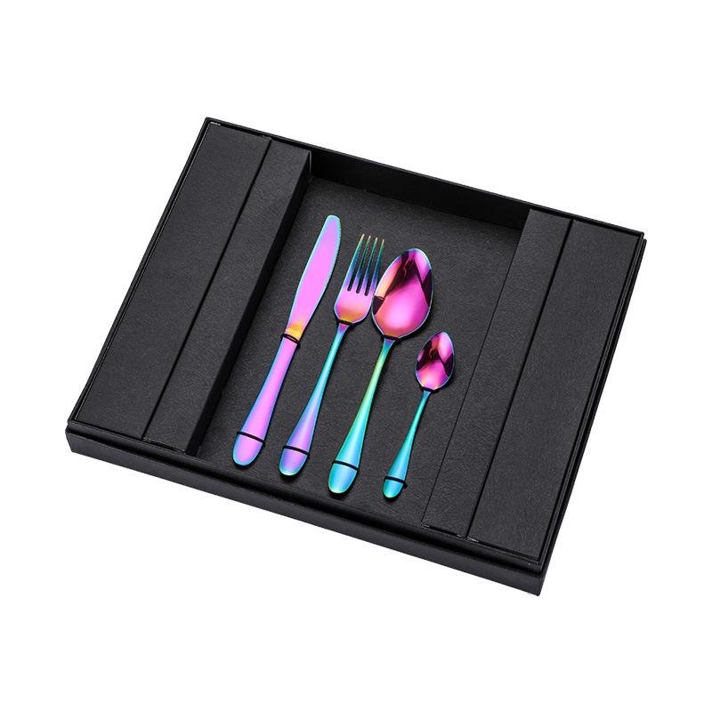Stainless Steel 24-Piece Cutlery Set for 6 – Includes Knife, Fork, Spoon – Gift Boxed