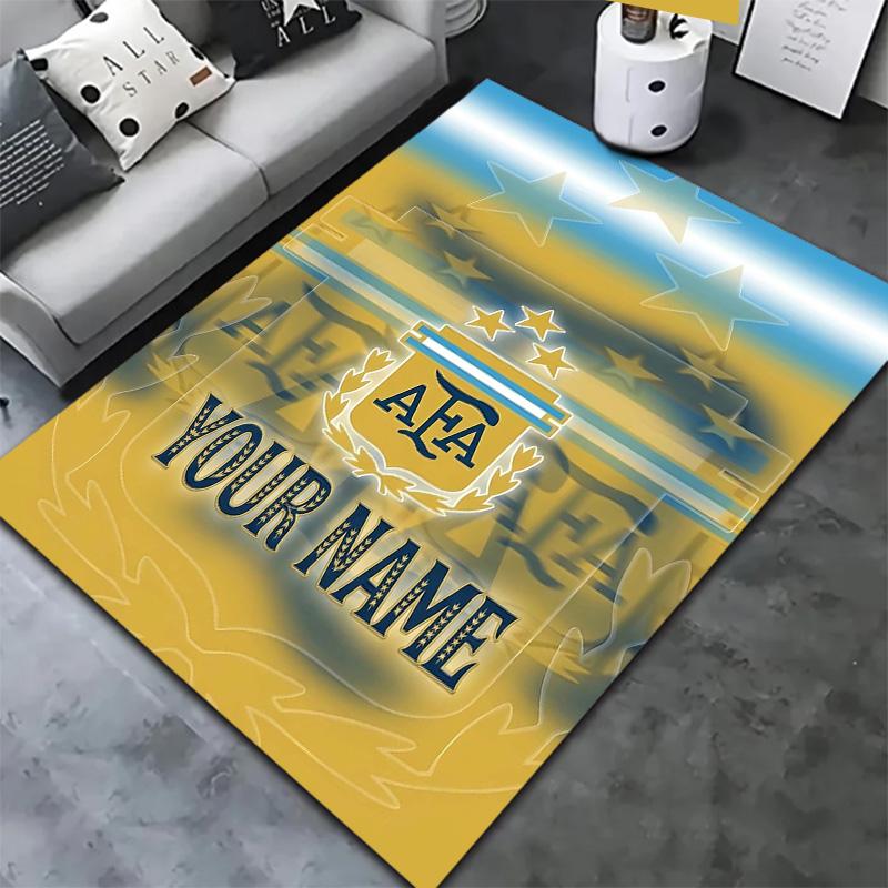 Argentina Champions Custom Name Carpet Rug For Living Room Bedroom Home Sofa Decoration Kids Play Nonslip Floor Mat