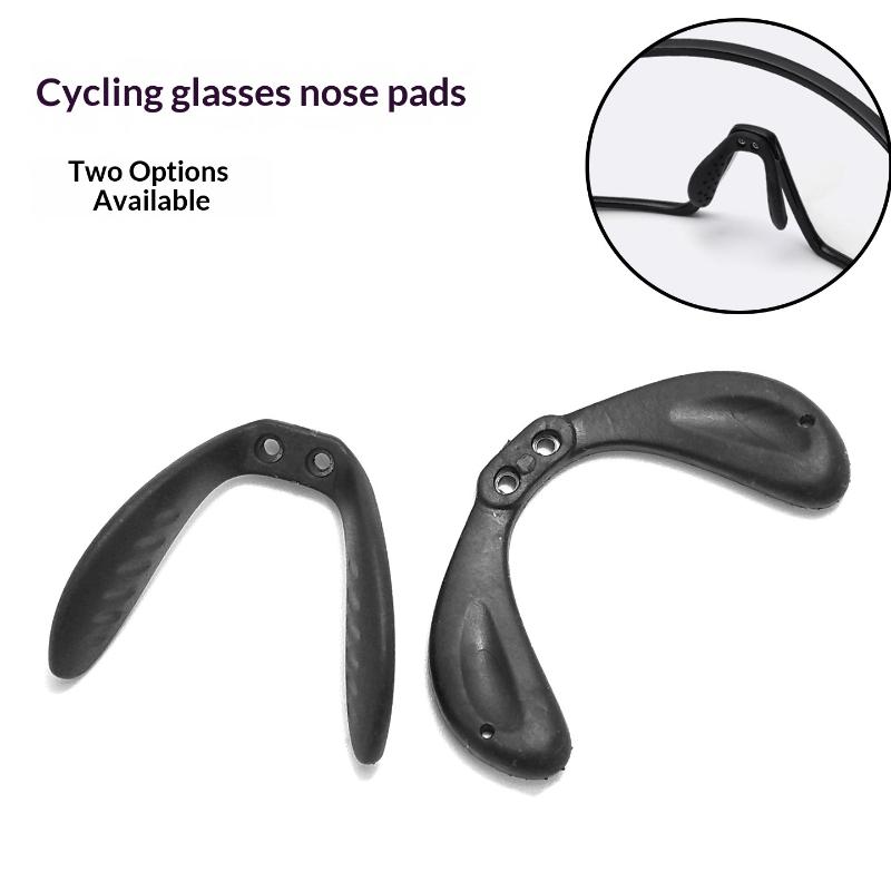 1 Pezzo Nasello per Occhiali da Ciclismo per Occhiali Sportivi da Esterno Clip Nera Regolabile Supporto Nasale Comodo Antiscivolo Vestibilità Universale