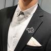 Niche Creative Unisex Zodiac Dragon Brooch – New Chinese Style High-End Jacket & Suit Accessory