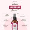 Antar-Sci 100% Pure Steam-Distilled Rose Water Toner (Gulab Jal) | Alcohol-Free Toner for Hydration, Radiance & Pore Tightening | Vegan, Clean Beau