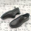 Lederschuhe Herren Atmungsaktive Vier-Jahreszeiten-Business-Freizeitschuhe Rindslederschuhe Herren Low-Top-Schnürschuhe Pendler-Lederschuhe
