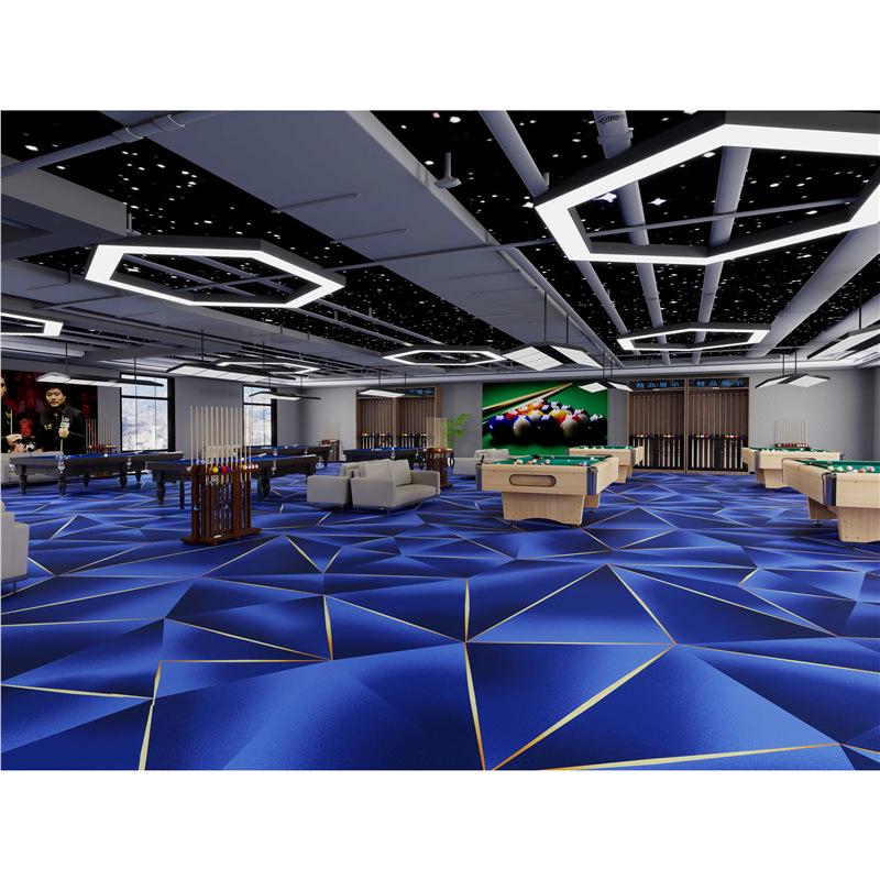 Billiard Hall Nylon Carpet: Waterproof, Fireproof, Full Coverage for Commercial Use