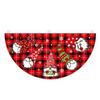 Christmas Outdoor Fan-Shaped Flag Banner Christmas Decor For Home 2026 Christmas Drop Ornament Xmas Navidad Gift New Year