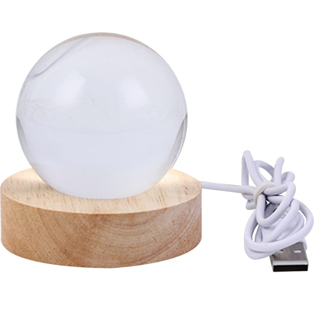 BESTOYARD Kristallkugel, leuchtendes Geburtstagsgeschenk, Saturnlicht, indirekte Beleuchtung, LED-Licht, Nachttischlampe, Innenausstattung, Figur, USB-Aufladung, süße Waren