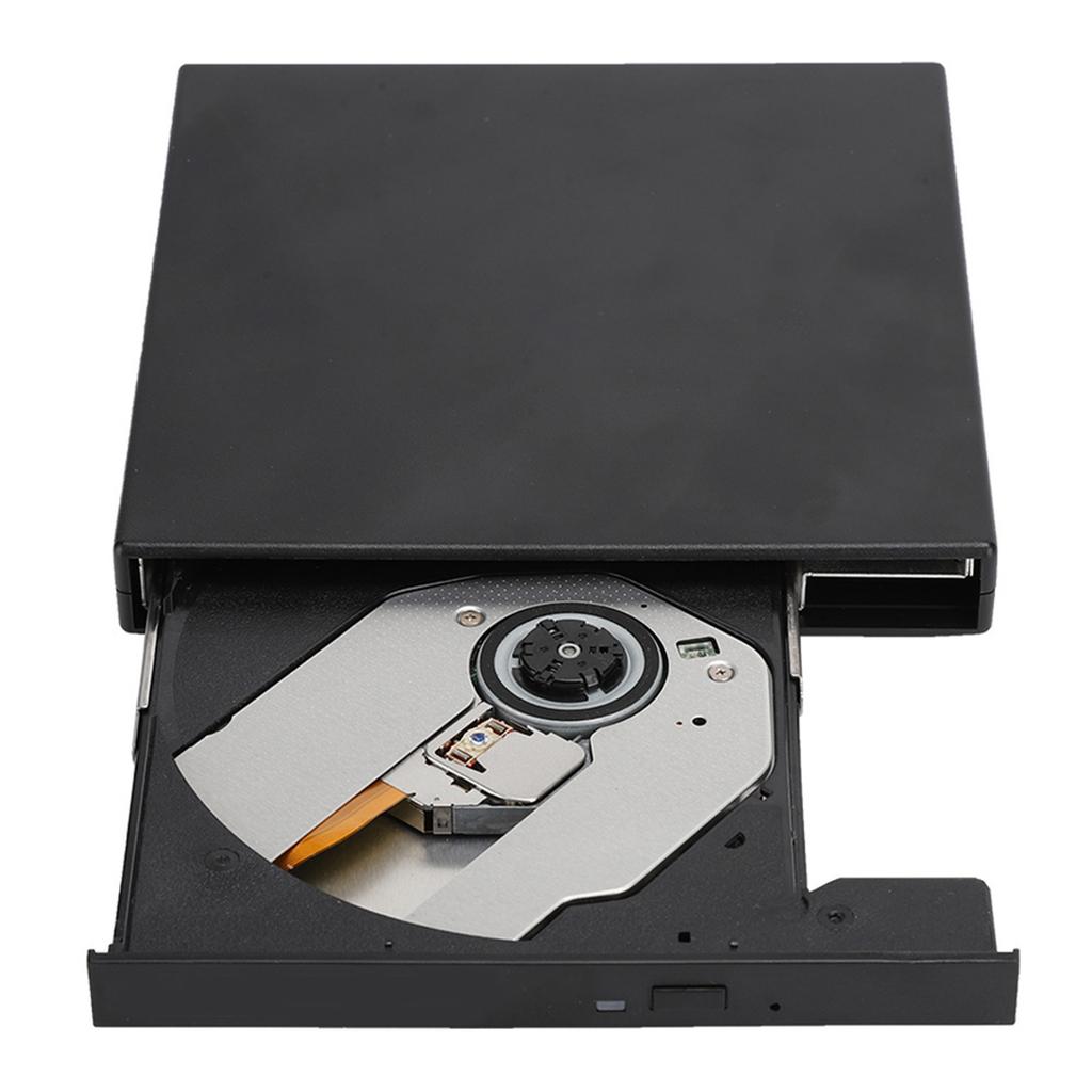 USB2.0 DVd RW Laptop Desktop CD ROM Optical Drive Black for Windows 2000 Xp Vista Windows 7