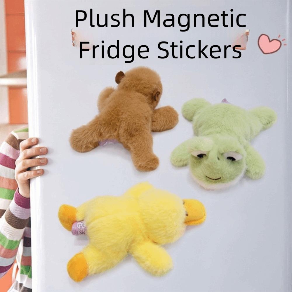 14cm Plush Toy Fridge Magnet Simulation Plush Toys Lovely Stuffed Animals  Birthday Gift