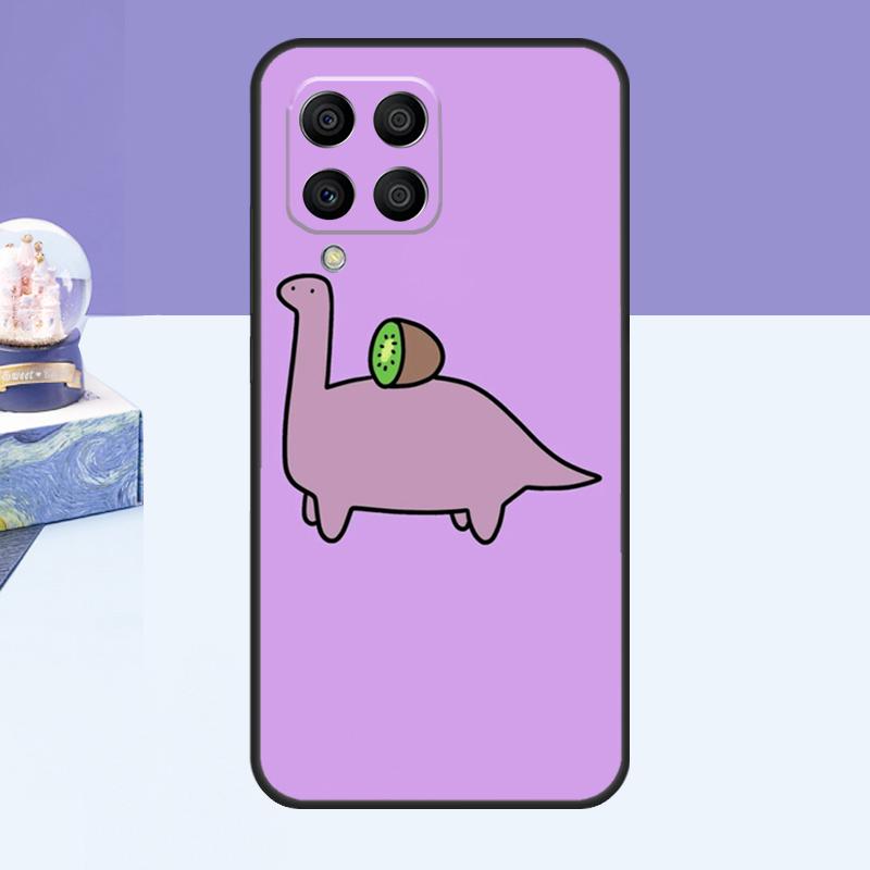 Fun Dinosaur Pattern Dino Case For Samsung Galaxy M15 M55 M35 M33 M21 M31 M16 M36 M56 M53 M13 M12 M32 M52 M14 M34 M54