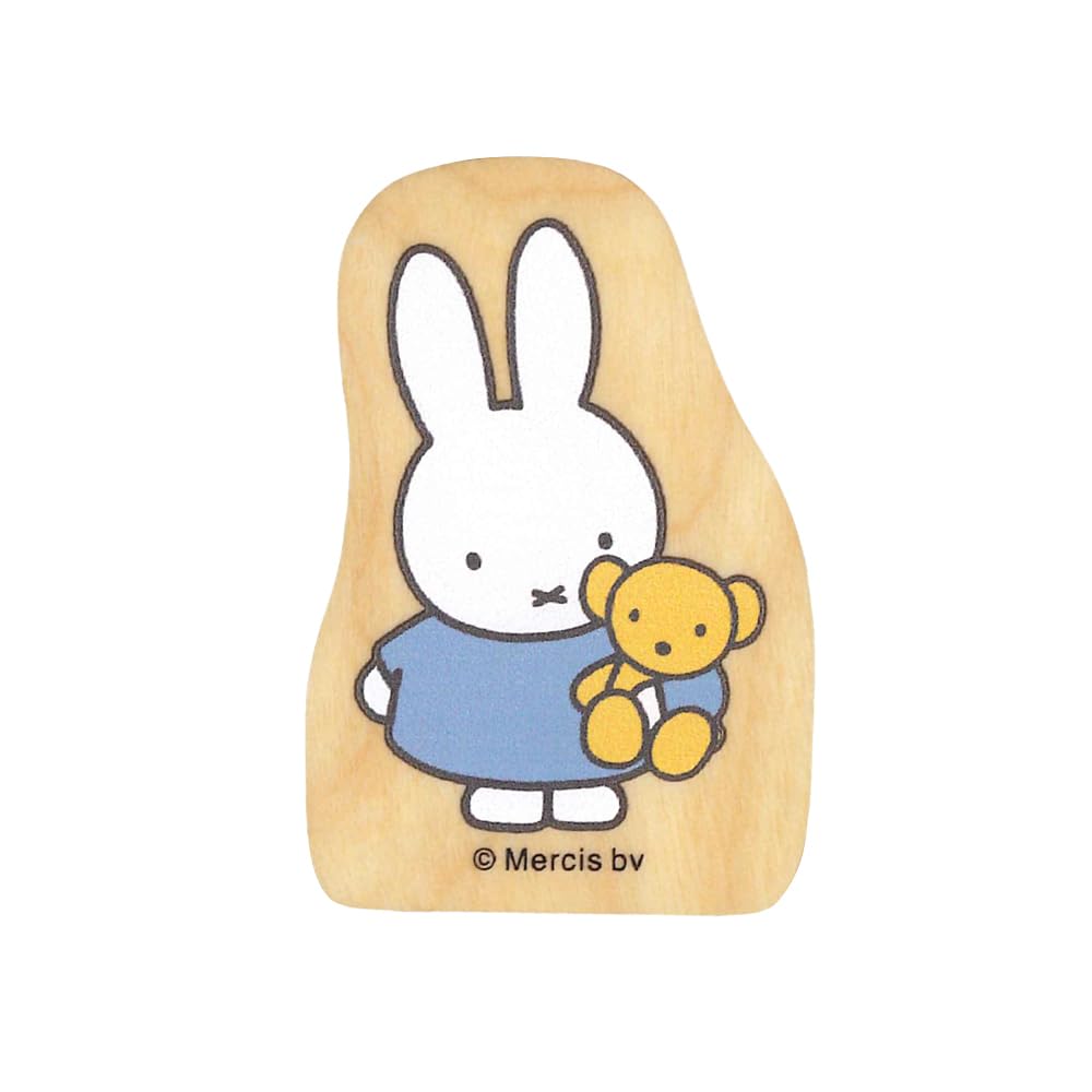 Face Stamp Bruna Wood Piece Miffy and Bear Children's 2011-010