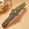 Retro Caucasian Wedding Style Metal Waist Belt for Formal Women's Gown